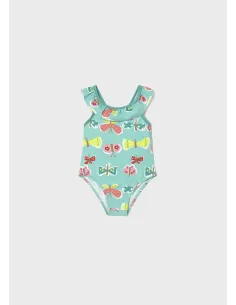 Bañador estampado - Turquesa  
