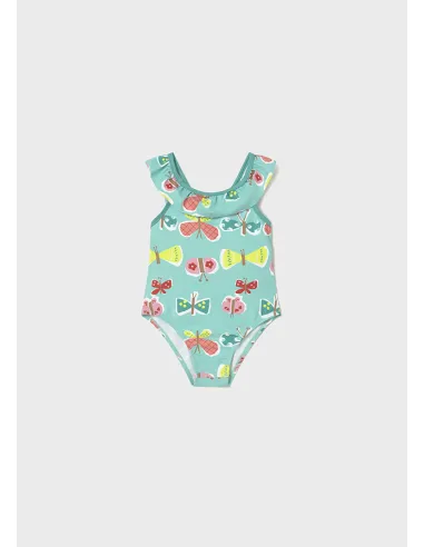 Bañador estampado - Turquesa  