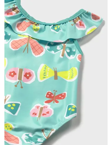 Bañador estampado - Turquesa  