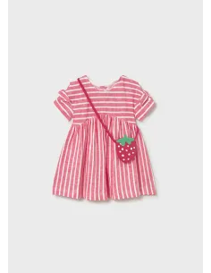 Vestido con bolso - Geranio   