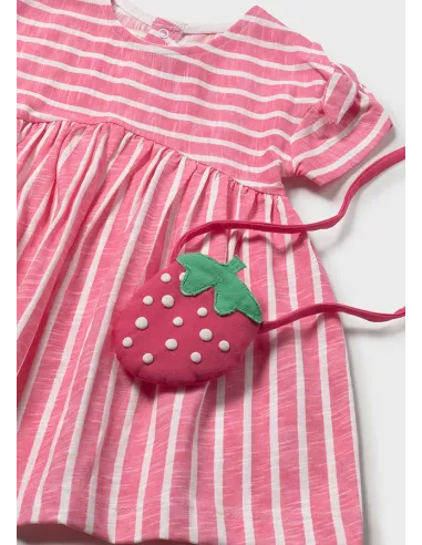 Vestido con bolso - Geranio   