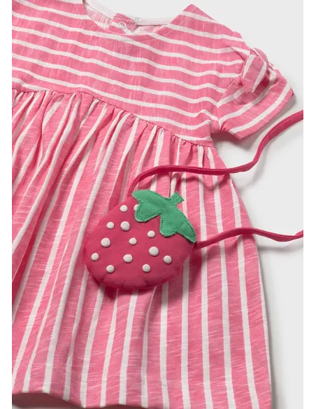 Vestido con bolso - Geranio   