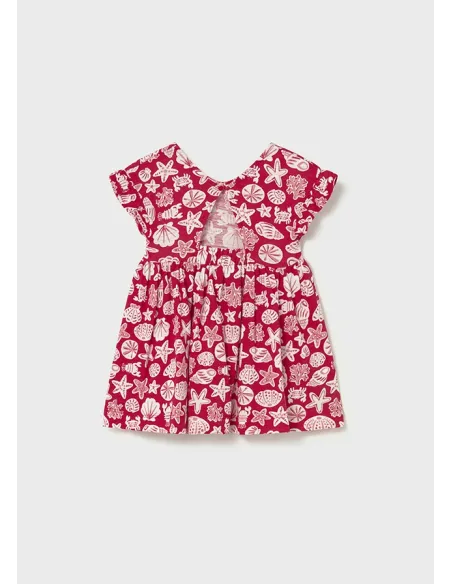 Vestido punto granito - Rojo      