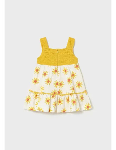 Vestido combinado guipur - Mimosa    