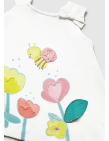 Vestido grafica - Blanco    