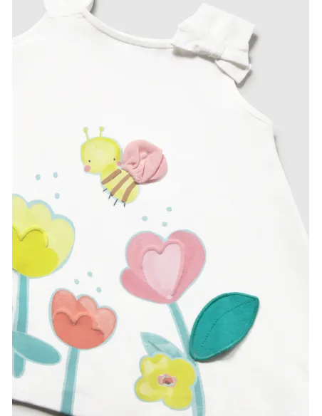 Vestido grafica - Blanco    