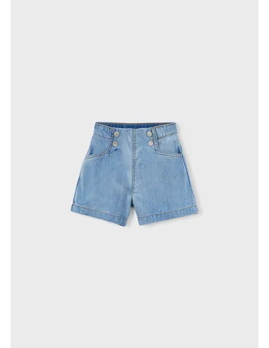 Bermuda denim fluida - Claro     