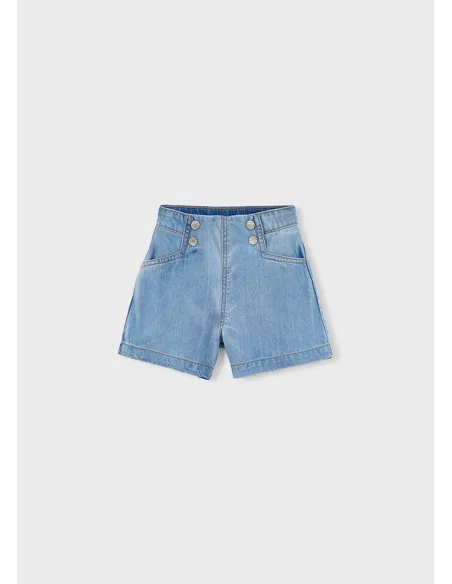 Bermuda denim fluida - Claro     