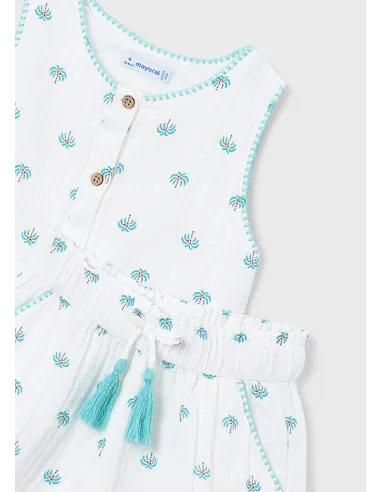 Conj. pantalon corto estampad - Crudo     