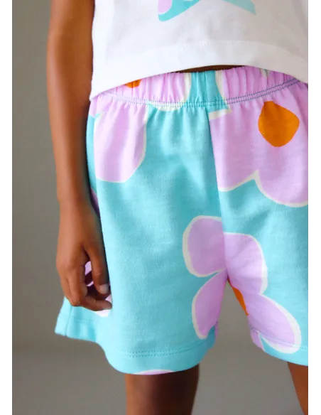 Conj. short felpa flame - Lilac     