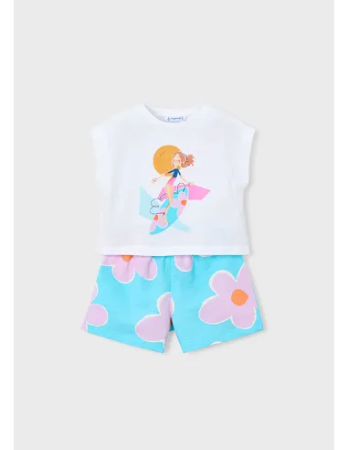 Conj. short felpa flame - Lilac     