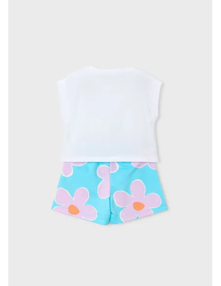 Conj. short felpa flame - Lilac     