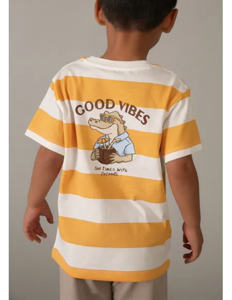 Conj. punto "good vibes" - Peach     