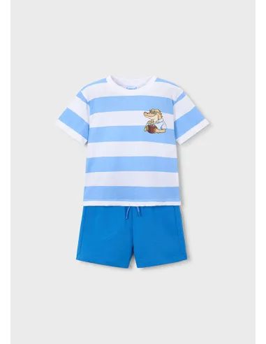 Conj. punto "good vibes" - Celeste   