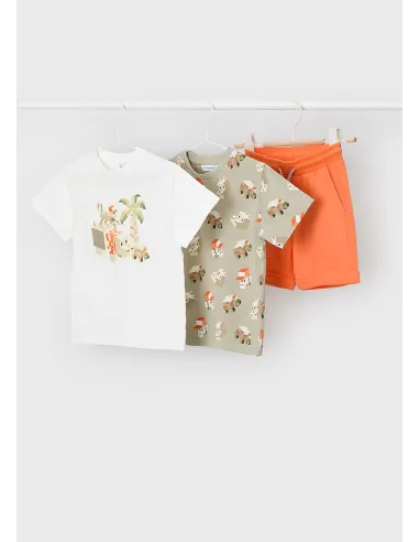 Conj. punto 2 camisetas - Bambu     