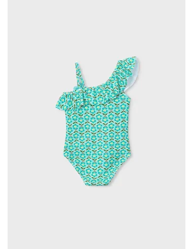 Bañador niña asimetrico - Oceano    