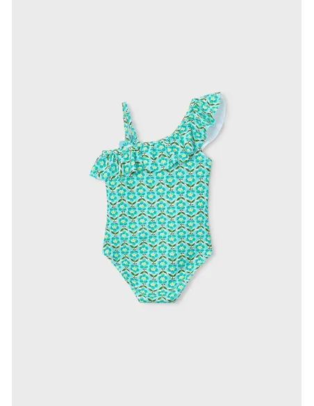 Bañador niña asimetrico - Oceano    