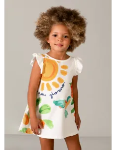 Vestido punto - Crudo     