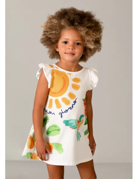 Vestido punto - Crudo     