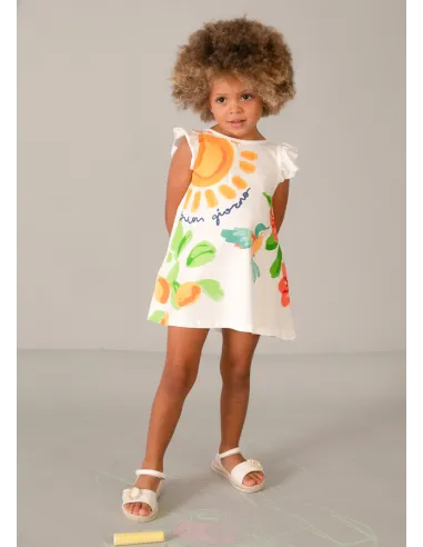 Vestido punto - Crudo     