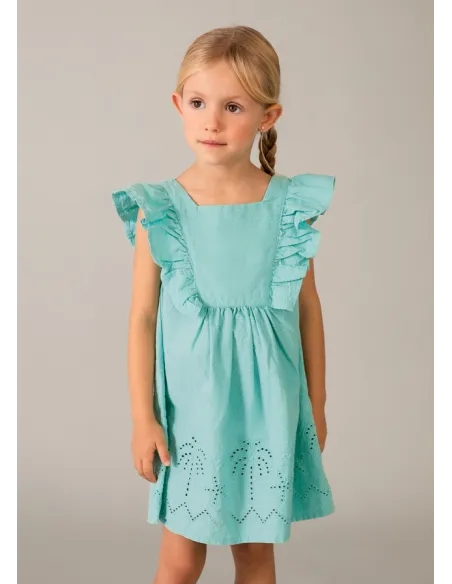 Vestido seersucker perforado - Oasis     