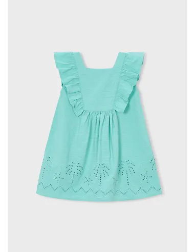 Vestido seersucker perforado - Oasis     