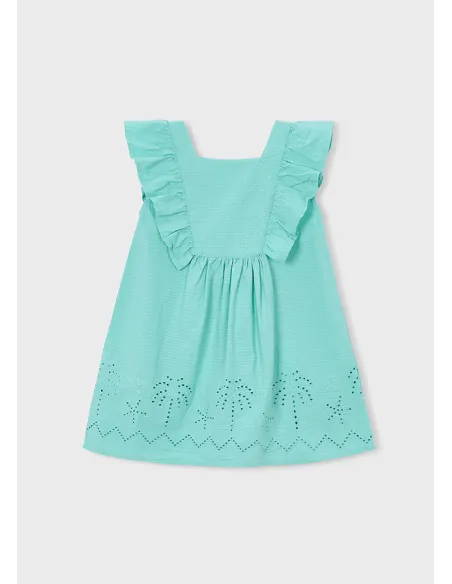 Vestido seersucker perforado - Oasis     