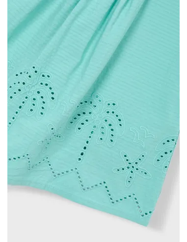 Vestido seersucker perforado - Oasis     