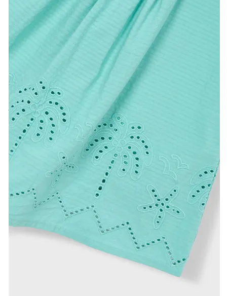 Vestido seersucker perforado - Oasis     