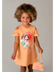 Vestido cut out bolso - Calabaza  