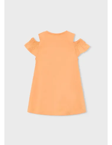 Vestido cut out bolso - Calabaza  