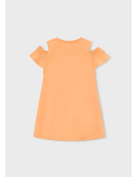 Vestido cut out bolso - Calabaza  