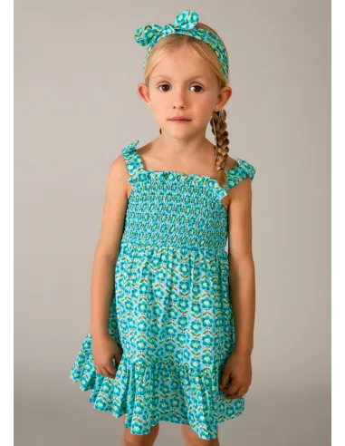 Vestido estampado banda - Oceano    