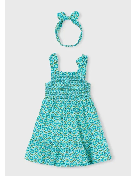 Vestido estampado banda - Oceano    