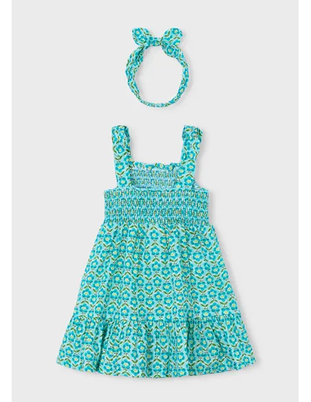 Vestido estampado banda - Oceano    