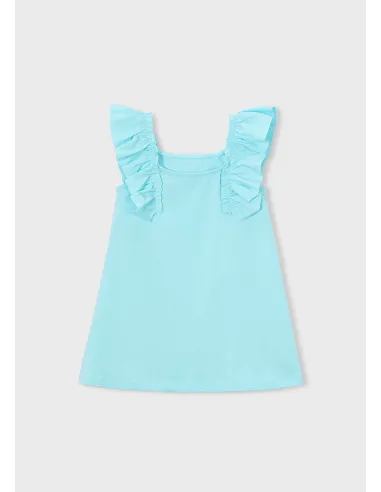 Vestido punto volantes - Oceano    