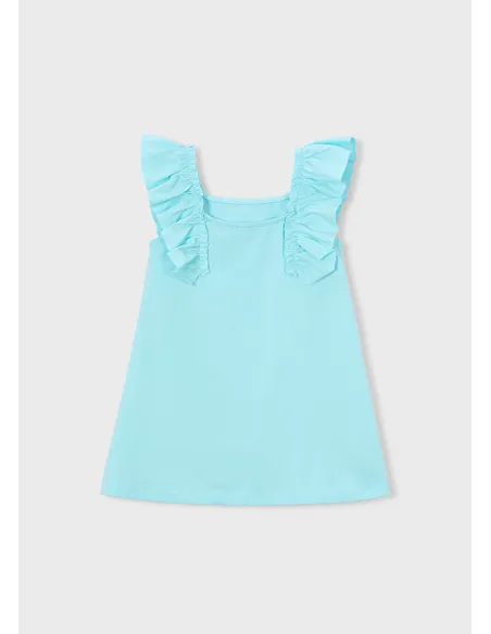 Vestido punto volantes - Oceano    