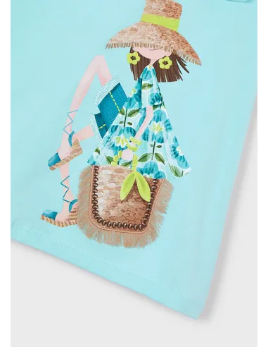 Vestido punto volantes - Oceano    