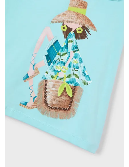 Vestido punto volantes - Oceano    