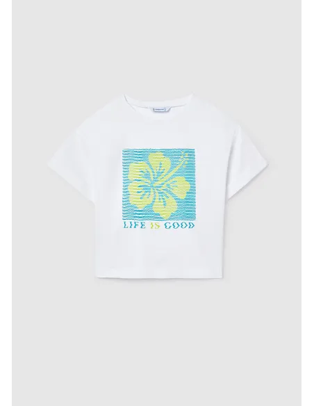 Camiseta m/c grafica - Blanco    