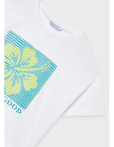 Camiseta m/c grafica - Blanco    