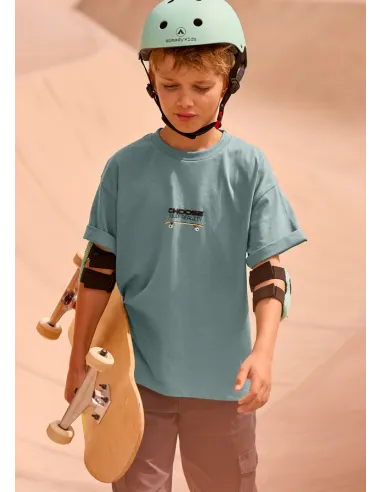 Camiseta m/c back print - Laurel    