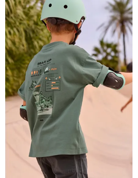 Camiseta m/c back print - Laurel    