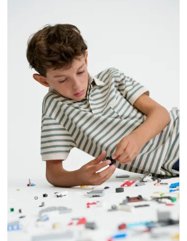 Polo m/c bolsillo - Laurel    