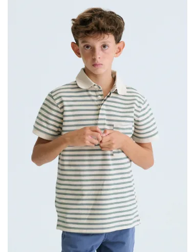Polo m/c bolsillo - Laurel    