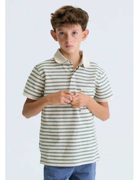 Polo m/c bolsillo - Laurel    