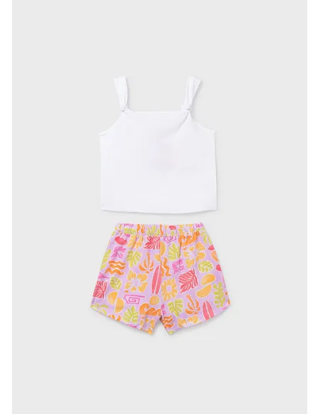 Conj. short estampado - Lilac     