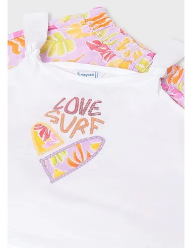 Conj. short estampado - Lilac     