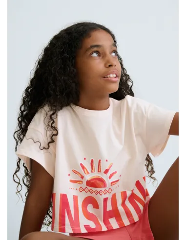 Conj. short grafica - Flamingo  