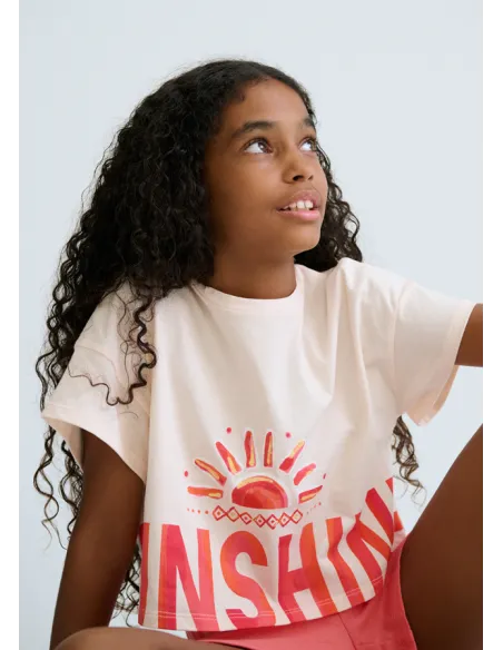 Conj. short grafica - Flamingo  